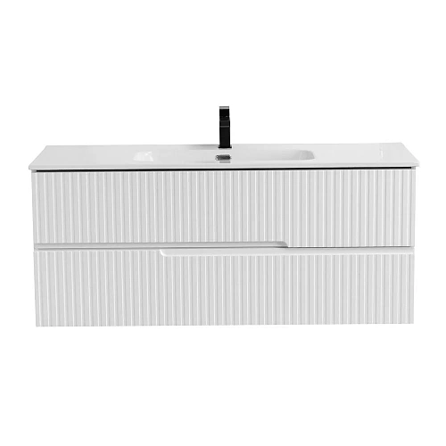 Тумба под раковину CEZARES DUET-N-1200-2C-SO-BL Bianco Lucido 1200x457 подвесная Тумба под раковину CEZARES DUET-N-1200-2C-SO-BL Bianco Lucido 1200x457 подвесная