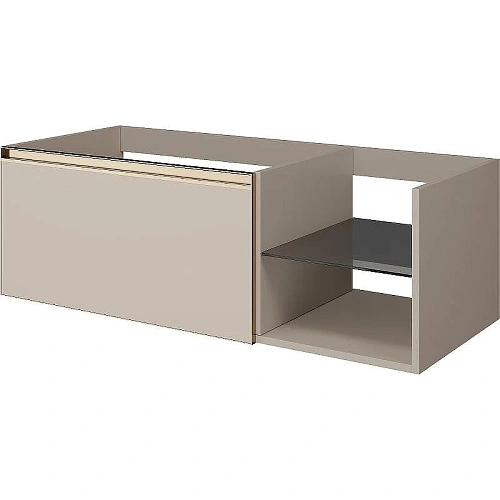 Тумба под раковину Armadi Art QUATRO 6 120см (80+40) DAPHNE профиль MATT GOLD 790-M6-120-D-MG Тумба под раковину Armadi Art QUATRO 6 120см (80+40) DAPHNE профиль MATT GOLD 790-M6-120-D-MG