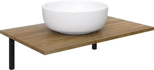 Комплект мебели DIWO Элиста 80 светлое дерево, с раковиной Moduo 40 RING 554878 Комплект мебели DIWO Элиста 80 светлое дерево, с раковиной Moduo 40 RING 554878