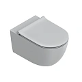 Унитаз подвесной Catalano Sfera 0511550023 55x35, безободковый, серый матовый Унитаз подвесной Catalano Sfera 0511550023 55x35, безободковый, серый матовый