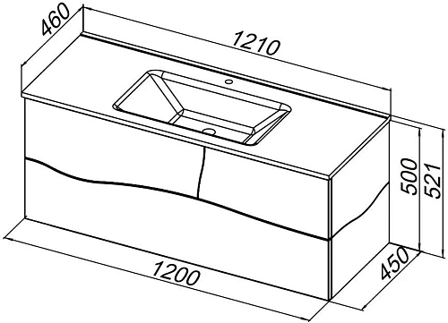 Тумба под раковину Allen Brau Glority 120 1.35003.NW дуб антик Тумба под раковину Allen Brau Glority 120 1.35003.NW дуб антик