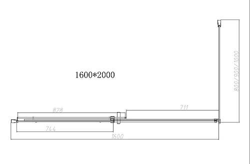 Душевой уголок Dice VSR-4D9016CLB, 1600x900, черный, стекло прозрачное Душевой уголок Dice VSR-4D9016CLB, 1600x900, черный, стекло прозрачное