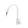 Смеситель для кухни Dorff Logic D3007533 с вытягивающимся изливом, белый