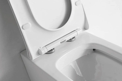 Унитаз приставной CeramaLux 3178 белый с крышкой микролифт Унитаз приставной CeramaLux 3178 белый с крышкой микролифт