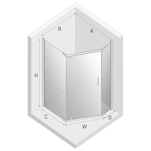 Душевой уголок NEW TRENDY NEW KOMFORT BLACK 100x80x190 K-0746 (черный) Душевой уголок NEW TRENDY NEW KOMFORT BLACK 100x80x190 K-0746 (черный)