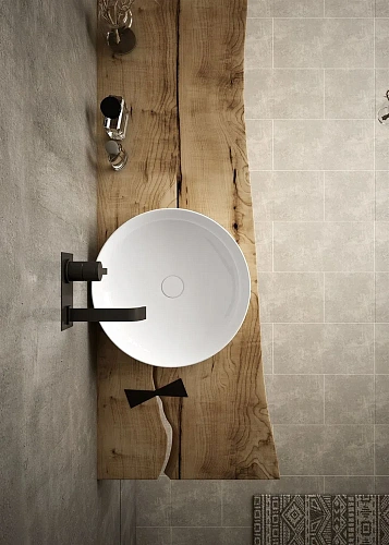 Раковина STWORKI накладная 43 3043-KL белый глянец 559790 Раковина STWORKI накладная 43 3043-KL белый глянец 559790