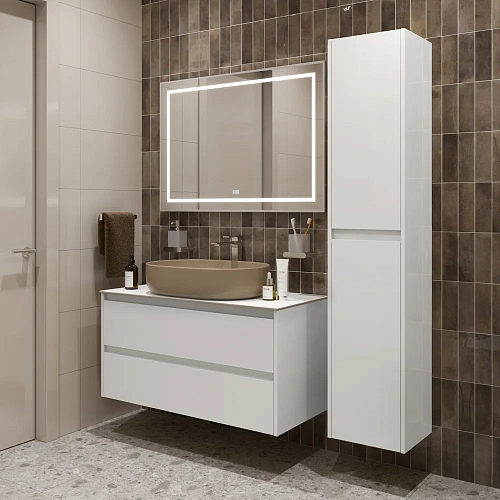 Тумба со столешницей и раковиной BelBagno KRAFT 100 kraft100bo-kepbo-1084h316-set подвесная KRAFT100BO-KEPBO-1084H316-SET Тумба со столешницей и раковиной BelBagno KRAFT 100 kraft100bo-kepbo-1084h316-set подвесная KRAFT100BO-KEPBO-1084H316-SET