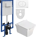 Комплект Унитаз подвесной STWORKI Хадстен SETK3304-0616-001-1-6000 с микролифтом + Система инсталляц 561116 Комплект Унитаз подвесной STWORKI Хадстен SETK3304-0616-001-1-6000 с микролифтом + Система инсталляц 561116