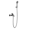 Картинка анонса товара «смеситель для ванны aquatek европа aq1349bgm черный хром шлифованный»