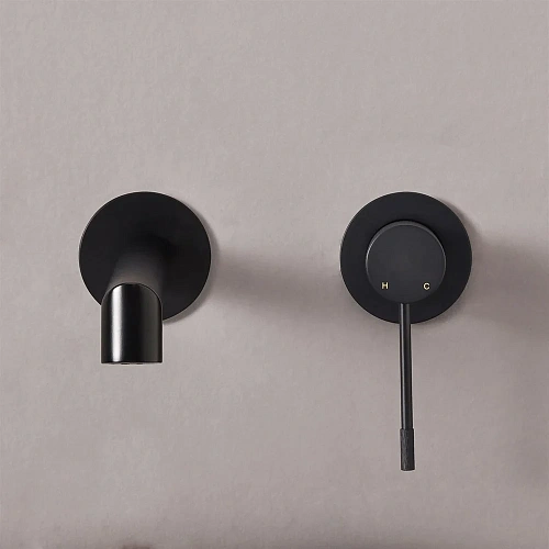 Смеситель для раковины Vincea Desire VBFW-1D1MB встраиваемый черный Смеситель для раковины Vincea Desire VBFW-1D1MB встраиваемый черный