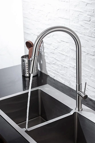 Смеситель для кухни Allen Brau Sprungfeder 5.60002-SS Сталь Смеситель для кухни Allen Brau Sprungfeder 5.60002-SS Сталь