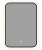 Зеркало Aquanet Контур 500х700 LED TX 00367648 черный