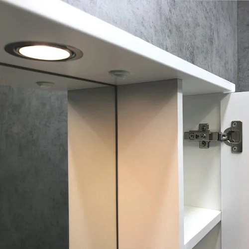 Зеркальный шкаф Comforty Модена 90М 00-00001641 белый Зеркальный шкаф Comforty Модена 90М 00-00001641 белый