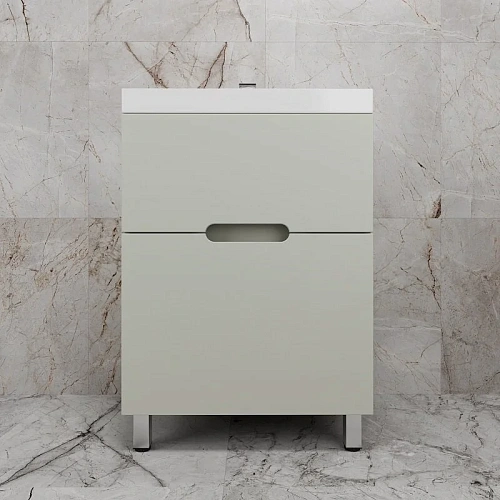 Тумба под раковину Style Line Матис 60 см ЛС-00002432 напольная, олива Тумба под раковину Style Line Матис 60 см ЛС-00002432 напольная, олива