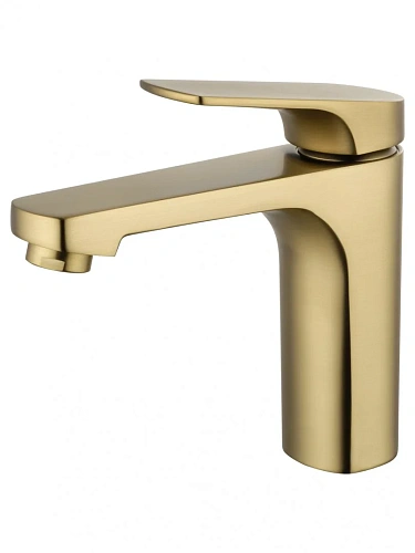 Смеситель для раковины Wonzon & Woghand брашированное золото (WW-A40492-BG) Смеситель для раковины Wonzon & Woghand брашированное золото (WW-A40492-BG)