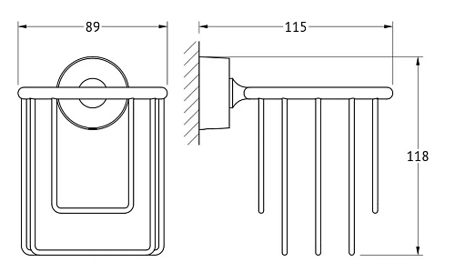 Держатель освежителя воздуха FBS Nostalgy NOS 051 Держатель освежителя воздуха FBS Nostalgy NOS 051