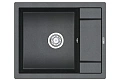 Кухонная мойка Granula 6002, ШВАРЦ (чёрный металлик), кварц 600х500 Кухонная мойка Granula 6002, ШВАРЦ (чёрный металлик), кварц 600х500