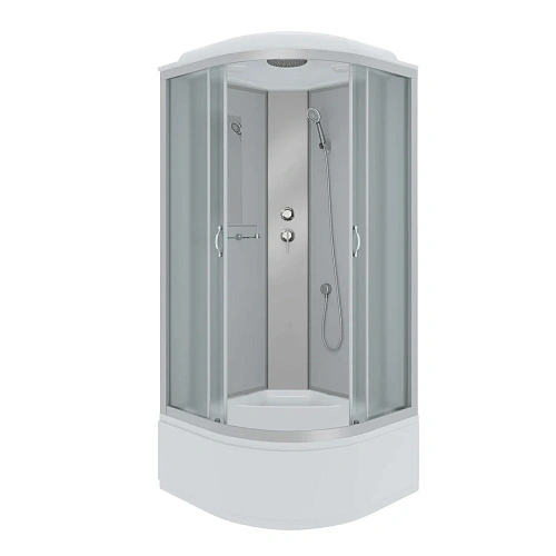 Душевая кабина Niagara Classic NG-2308-14 (900х900х2150) высокий поддон (40см) стекло матовое тонированное 23081424 Душевая кабина Niagara Classic NG-2308-14 (900х900х2150) высокий поддон (40см) стекло матовое тонированное 23081424