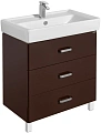 Тумба под раковину Aquaton Америна 80 М темно-коричневая 1A169101AM430 Тумба под раковину Aquaton Америна 80 М темно-коричневая 1A169101AM430