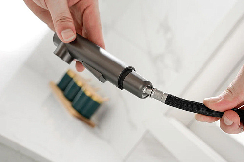 Смеситель для кухни Paulmark NEO вороненая сталь Ne214419-GM Смеситель для кухни Paulmark NEO вороненая сталь Ne214419-GM