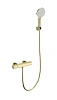 Смеситель для душа Wonzon &amp; Woghand с термостатом, брашированное золото (WW-B2016-A-BG)