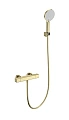 Смеситель для душа Wonzon & Woghand с термостатом, брашированное золото (WW-B2016-A-BG) Смеситель для душа Wonzon & Woghand с термостатом, брашированное золото (WW-B2016-A-BG)