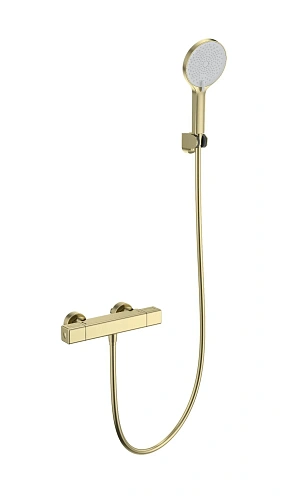 Смеситель для душа Wonzon & Woghand с термостатом, брашированное золото (WW-B2016-A-BG) Смеситель для душа Wonzon & Woghand с термостатом, брашированное золото (WW-B2016-A-BG)