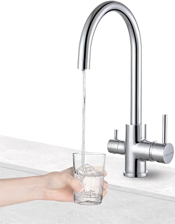 Смеситель для кухни Paulmark ESSEN Es213211-WH белый матовый Смеситель для кухни Paulmark ESSEN Es213211-WH белый матовый