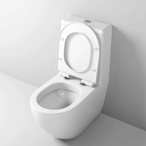 Унитаз напольный GROSSMAN GR-4496S Style 675x365x830 моноблок с тонкой крышкой Унитаз напольный GROSSMAN GR-4496S Style 675x365x830 моноблок с тонкой крышкой