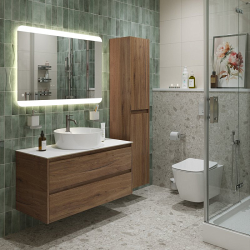 Тумба со столешницей и раковиной BelBagno KRAFT 80 kraft80rt-kepbo-1306-set подвесная KRAFT80RT-KEPBO-1306-SET Тумба со столешницей и раковиной BelBagno KRAFT 80 kraft80rt-kepbo-1306-set подвесная KRAFT80RT-KEPBO-1306-SET