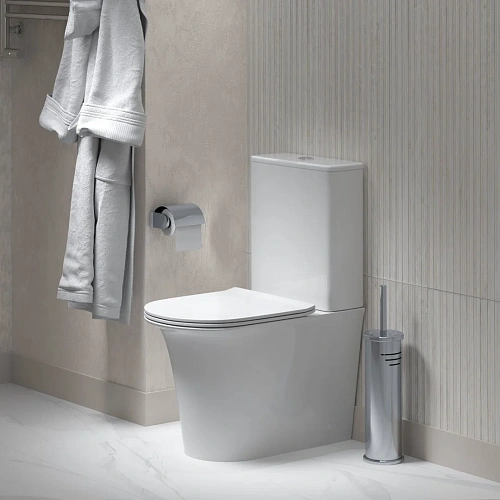 Унитаз напольный GROSSMAN GR-4469S Galaxy 610x365x830 безободковый с тонкой крышкой Унитаз напольный GROSSMAN GR-4469S Galaxy 610x365x830 безободковый с тонкой крышкой