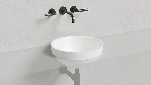 Раковина Salini MAREA 03 1802203M 415x415 полувстраиваемая S-Stone Раковина Salini MAREA 03 1802203M 415x415 полувстраиваемая S-Stone