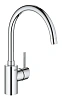 Смеситель для кухни GROHE Concetto New с высоким изливом, хром (32661003)