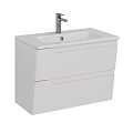 Тумба под раковину Lemark MIANO 80 см подвесная, белый LM06M80T Тумба под раковину Lemark MIANO 80 см подвесная, белый LM06M80T