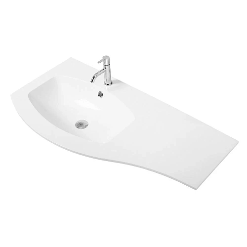 Раковина CEZARES 50153 Bianco белый матовый 1040x520 искусственный камень Раковина CEZARES 50153 Bianco белый матовый 1040x520 искусственный камень