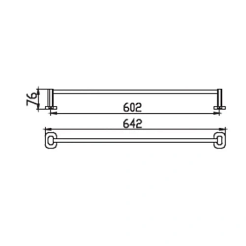 Полотенцедержатель Kaiser Oval KH-2047 Полотенцедержатель Kaiser Oval KH-2047