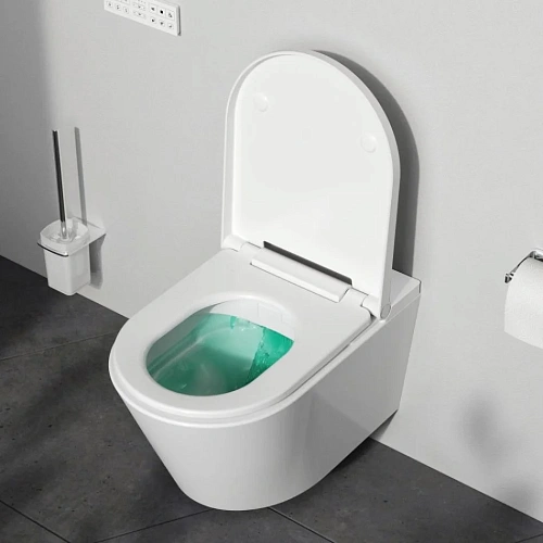 Унитаз подвесной AM.PM Inspire CCC501700SC с интегрированным электронным биде с сиденьем Унитаз подвесной AM.PM Inspire CCC501700SC с интегрированным электронным биде с сиденьем