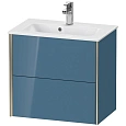 Тумба под раковину Duravit XVIU XV41780B147 подвесная 61 см Каменно-синий глянцевый Тумба под раковину Duravit XVIU XV41780B147 подвесная 61 см Каменно-синий глянцевый