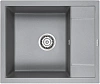 Кухонная мойка Paulmark OPTIMUM PM216050-GRM серый металлик 600х500 мм