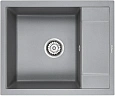 Кухонная мойка Paulmark OPTIMUM PM216050-GRM серый металлик 600х500 мм Кухонная мойка Paulmark OPTIMUM PM216050-GRM серый металлик 600х500 мм