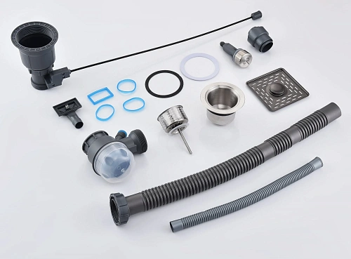 Кухонная мойка ArtDecco Elegant Flow 75 AEF117546 графит, из нержавеющей стали Кухонная мойка ArtDecco Elegant Flow 75 AEF117546 графит, из нержавеющей стали