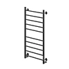 Полотенцесушитель электрическийкабельный Ника WAY-2 100/50 RAL9005 черный матовый U