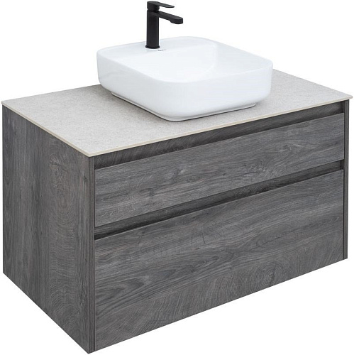 Тумба под раковину Aquanet Nova Lite 90 дуб рошелье (2 ящика) 00242267 Тумба под раковину Aquanet Nova Lite 90 дуб рошелье (2 ящика) 00242267