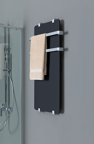 Полотенцесушитель электрический Allen Brau Infinity 140x44 00325625 с рейлингом 2.0 и креплением, серебро брашированное Полотенцесушитель электрический Allen Brau Infinity 140x44 00325625 с рейлингом 2.0 и креплением, серебро брашированное