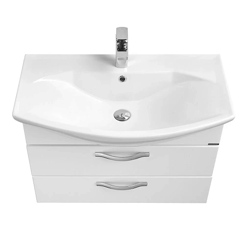 Тумба под раковину Aquaton Ария 80 М подвесная белый 1A140801AA010 Тумба под раковину Aquaton Ария 80 М подвесная белый 1A140801AA010