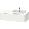Тумба под раковину Duravit Happy D.2 Plus HP4942R3636 подвесная 130 см белая шелковисто-матовый лак Тумба под раковину Duravit Happy D.2 Plus HP4942R3636 подвесная 130 см белая шелковисто-матовый лак