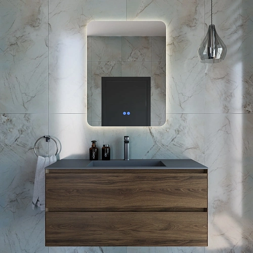 Тумба под раковину Vincea Luka 1000 VMC-2L100CO подвесная, C.Oak Тумба под раковину Vincea Luka 1000 VMC-2L100CO подвесная, C.Oak