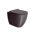 Унитаз приставной GSI PURA безободковый Swirlflush коричневый матовый (881016) без сиденья Унитаз приставной GSI PURA безободковый Swirlflush коричневый матовый (881016) без сиденья