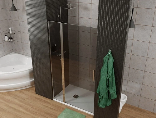 Душевая дверь Allen Brau Priority 120 тонированное, хром 3.31007.00G Душевая дверь Allen Brau Priority 120 тонированное, хром 3.31007.00G