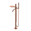Смеситель для ванны Boheme Stick 129-CB напольный Copper Brushed DIAMOND